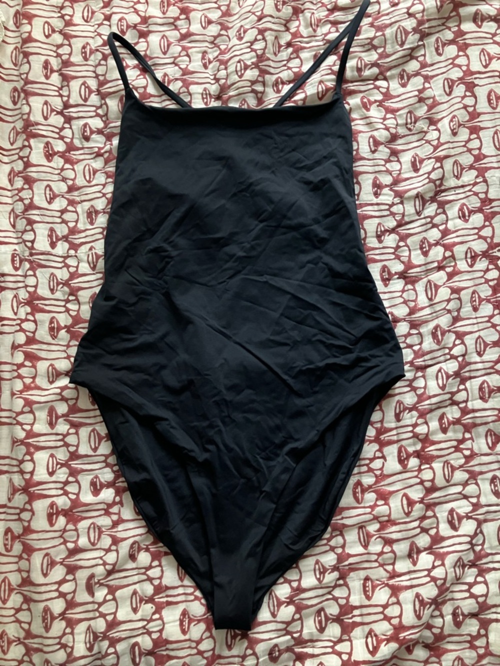 girlfriend collective Black One-Piece Swimsuit